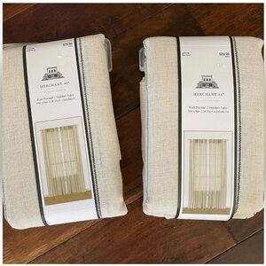 Set of 2- Merchant 41 curtain 55 x 96